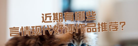 近期有哪些言情現代好評作品推薦？